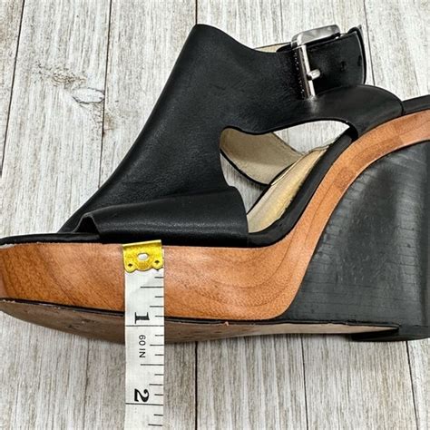 josephine leather wedge michael kors size 7